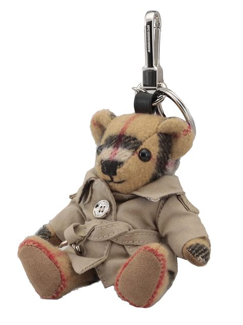 burberry bear keychain|burberry thomas bear charm.